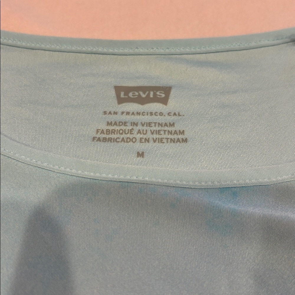 Levi's Blue and Yellow Tie-Dye Long Sleeve Top - Picture 2 of 8
